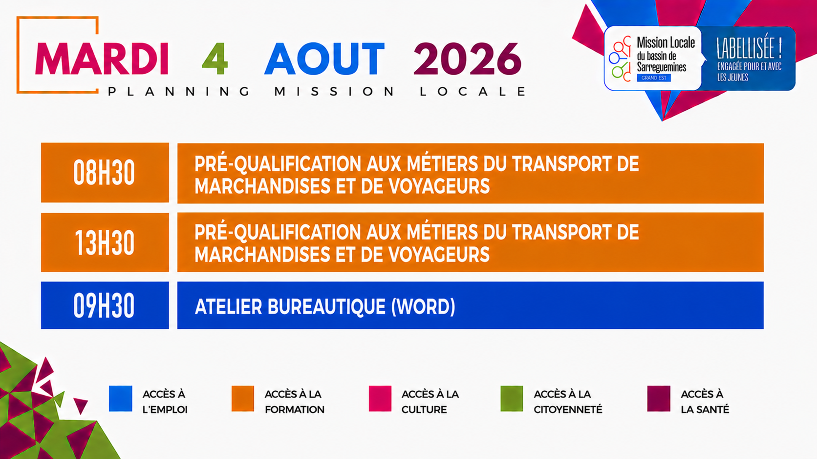 Mardi 4 aout 2026